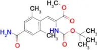 (Z)-methyl 2-((tert-butoxycarbonyl)amino)-3-(4-carbamoyl-2,6-dimethylphenyl)acrylate