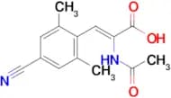 (Z)-2-acetamido-3-(4-cyano-2,6-dimethylphenyl)acrylic acid
