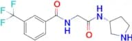 (R)-N-(2-oxo-2-(pyrrolidin-3-ylamino)ethyl)-3-(trifluoromethyl)benzamide