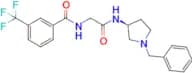 (S)-N-(2-((1-benzylpyrrolidin-3-yl)amino)-2-oxoethyl)-3-(trifluoromethyl)benzamide