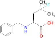 (S)-2-(benzylamino)-4-fluoro-4-methylpentanoic acid