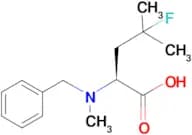 (S)-2-(benzyl(methyl)amino)-4-fluoro-4-methylpentanoic acid