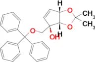 (3aS,4R,6aS)-2,2-Dimethyl-4-((trityloxy)methyl)-4,6a-dihydro-3aH-cyclopenta[d][1,3]dioxol-4-ol