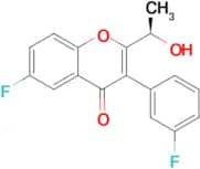 (R)-6-fluoro-3-(3-fluorophenyl)-2-(1-hydroxyethyl)-4H-chromen-4-one