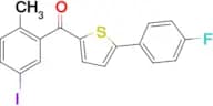 2-(5-Iodo-2-Methylbenzoyl)-5-(4-fluorophenyl)thiophene