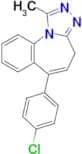 6-(4-Chlorophenyl)-1-methyl-4H-benzo[f][1,2,4]triazolo[4,3-a]azepine
