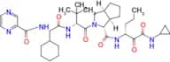 (1R,3aS,6aR)-2-((R)-2-((R)-2-cyclohexyl-2-(pyrazine-2-carboxamido)acetamido)-3,3-dimethylbutanoyl)…