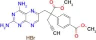 Methyl 4-(2-((2,4-diaminopteridin-6-yl)methyl)-1-methoxy-1-oxopent-4-yn-2-yl)benzoate hydrobromide