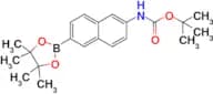 (6-((tert-Butoxycarbonyl)amino)naphthalen-2-yl)boronic acid pinacol ester
