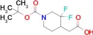 2-(1-(Boc)-3,3-difluoropiperidin-4-yl)acetic acid
