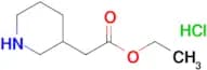 2-(Piperidin-3-yl)acetic acid ethyl ester hydrochloride