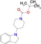 Tert-Butyl 4-(2,3-dihydro-1H-indol-1-yl)piperidine-1-carboxylate