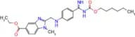 Ethyl 2-(((4-(N-((hexyloxy)carbonyl)carbamimidoyl)phenyl)amino)methyl)-1-methyl-1H-benzo[d]imidazo…