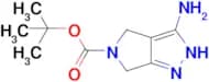 tert-butyl 3-amino-2H,4H,5H,6H-pyrrolo[3,4-c]pyrazole-5-carboxylate