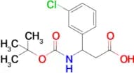 3-tert-Butoxycarbonylamino-3-(3-chlorophenyl)propionic acid
