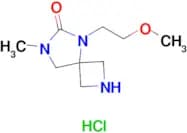 5-(2-Methoxyethyl)-7-methyl-2,5,7-triazaspiro[3.4]octan-6-one hydrochloride