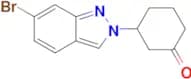 3-(6-Bromo-2H-indazol-2-yl)cyclohexan-1-one