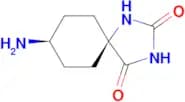 (5s,8s)-8-Amino-1,3-diazaspiro[4.5]decane-2,4-dione