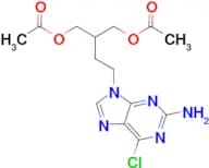 9-(4-ACETOXY-3-ACETOXYMETHYLBUT-1-YL)-2-AMINO-6-CHLOROPURINE
