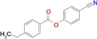 4-CYANOPHENYL 4-ETHYL-BENZOATE
