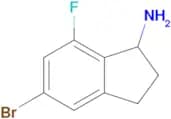 5-BROMO-7-FLUORO-2,3-DIHYDRO-1H-INDEN-1-AMINE