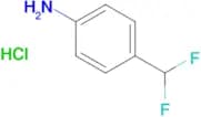 4-(DIFLUOROMETHYL)ANILINE HYDROCHLORIDE