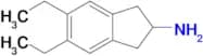 5,6-DIETHYL-2,3-DIHYDRO-1H-INDEN-2-AMINE