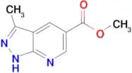 METHYL 3-METHYL-1H-PYRAZOLO[3,4-B]PYRIDINE-5-CARBOXYLATE