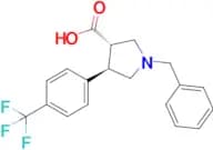 (3S,4R)-1-BENZYL-4-(4-(TRIFLUOROMETHYL)PHENYL)PYRROLIDINE-3-CARBOXYLIC ACID