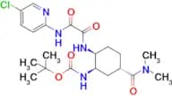 TERT-BUTYL (1R,2S,5S)-2-(2-(5-CHLOROPYRIDIN-2-YLAMINO)-2-OXOACETAMIDO)-5-(DIMETHYLCARBAMOYL)CYCLOH…