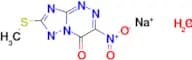 SODIUM 7-(METHYLTHIO)-3-NITRO-4-OXO-4H-[1,2,4]TRIAZOLO[5,1-C][1,2,4]TRIAZIN-6-IDE DIHYDRATE