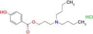 3-(DIBUTYLAMINO)PROPYL 4-HYDROXYBENZOATE (HCL)