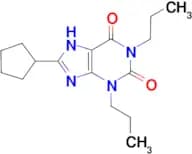 8-CYCLOPENTYL-1,3-DIPROPYL-1H-PURINE-2,6(3H,7H)-DIONE