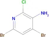 4,6-DIBROMO-2-CHLOROPYRIDIN-3-AMINE
