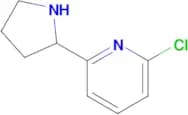 2-CHLORO-6-(PYRROLIDIN-2-YL)PYRIDINE