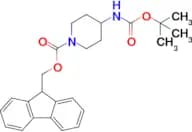 (9H-FLUOREN-9-YL)METHYL 4-((TERT-BUTOXYCARBONYL)AMINO)PIPERIDINE-1-CARBOXYLATE