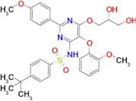 (R)-4-(TERT-BUTYL)-N-(6-(2,3-DIHYDROXYPROPOXY)-5-(2-METHOXYPHENOXY)-2-(4-METHOXYPHENYL)PYRIMIDIN-4…