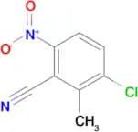 3-CHLORO-2-METHYL-6-NITROBENZONITRILE