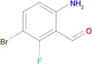 6-AMINO-3-BROMO-2-FLUORO-BENZALDEHYDE