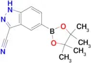 5-(4,4,5,5-TETRAMETHYL-1,3,2-DIOXABOROLAN-2-YL)-1H-INDAZOLE-3-CARBONITRILE