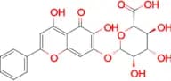 (2S,3S,4S,5R,6S)-6-[(4,6-dihydroxy-5-oxo-2-phenyl-5H-chromen-7-yl)oxy]-3,4,5-trihydroxyoxane-2-car…