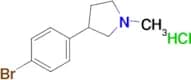 3-(4-BROMOPHENYL)-1-METHYLPYRROLIDINE HCL