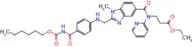 ETHYL 3-(2-((4-(HEXYLOXYCARBONYLCARBAMOYL)PHENYLAMINO)METHYL)-1-METHYL-N-(PYRIDIN-2-YL)-1H-BENZO[D…