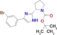Tert-butyl (2S)-2-[4-(3-bromophenyl)-1H-imidazol-2-yl]pyrrolidine-1-carboxylate