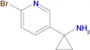 1-(6-BROMOPYRIDIN-3-YL)CYCLOPROPAN-1-AMINE