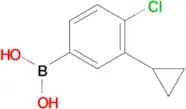 4-CHLORO-3-CYCLOPROPYLPHENYLBORONIC ACID