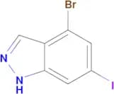 1H-INDAZOLE, 4-BROMO-6-IODO-