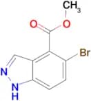 1H-INDAZOLE-4-CARBOXYLIC ACID, 5-BROMO-, METHYL ESTER