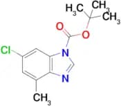 1H-BENZIMIDAZOLE-1-CARBOXYLIC ACID, 6-CHLORO-4-METHYL-, 1,1-DIMETHYLETHYL ESTER
