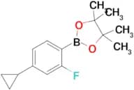 2-(4-CYCLOPROPYL-2-FLUOROPHENYL)-4,4,5,5-TETRAMETHYL-1,3,2-DIOXABOROLANE